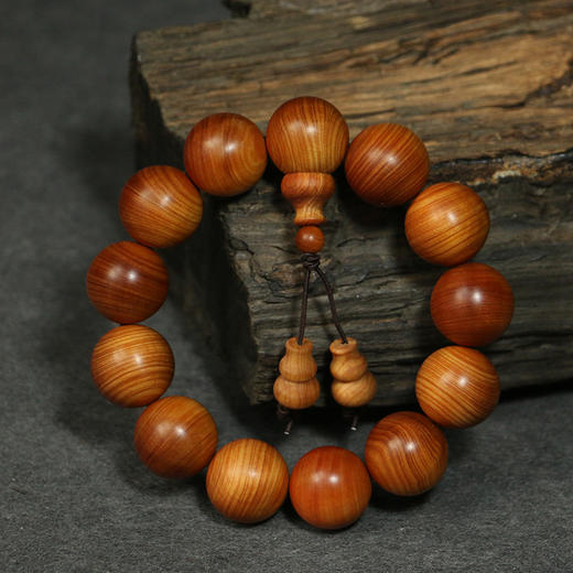 六鑫珠宝 太行陈化料崖柏高油高密老料手串 商品图1