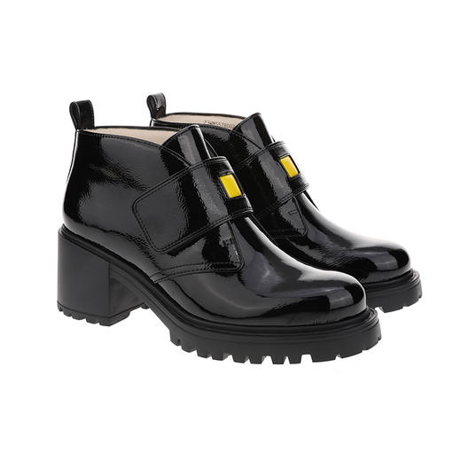 sheme新生系列进口牛漆皮面料简约时尚易搭配女士短靴可定制 商品图5