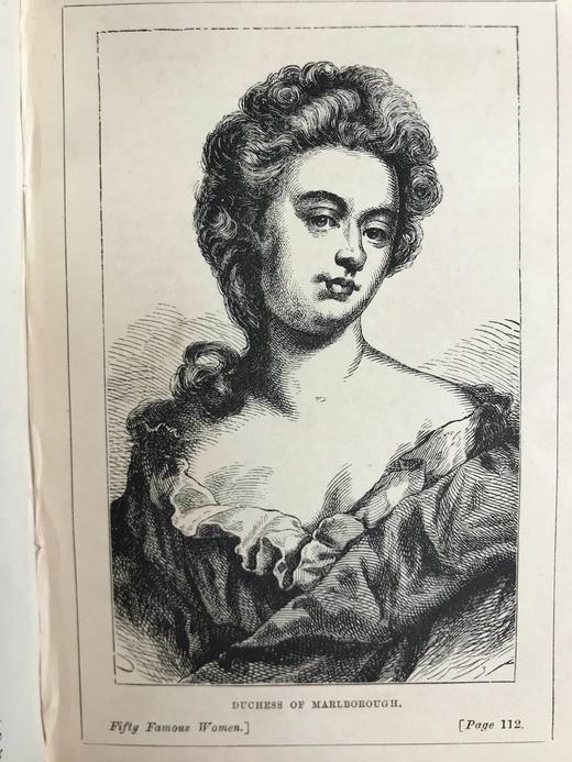 约19世纪后期 五十位著名女性 配多幅木版画插图 漆布精装36开 商品图12