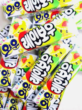 哇哦口香糖水果味21g