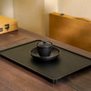 陆羽苏窗茶盘 乌金石茶盘轻奢现代家用干泡台乌金石茶具托盘茶台石板 商品缩略图10