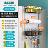 【多功能冰箱挂架，提供方便用品置物！】侧挂冰箱架厨房用品置物架纸巾保鲜袋调味料收纳架 不仅能够提供便利的使用体验，还能够满足用户对于冰箱附属品的收纳需求 商品缩略图4