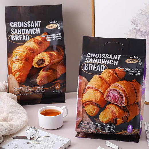 皇宝石法式可颂夹心面包巧克力味225g 商品图0