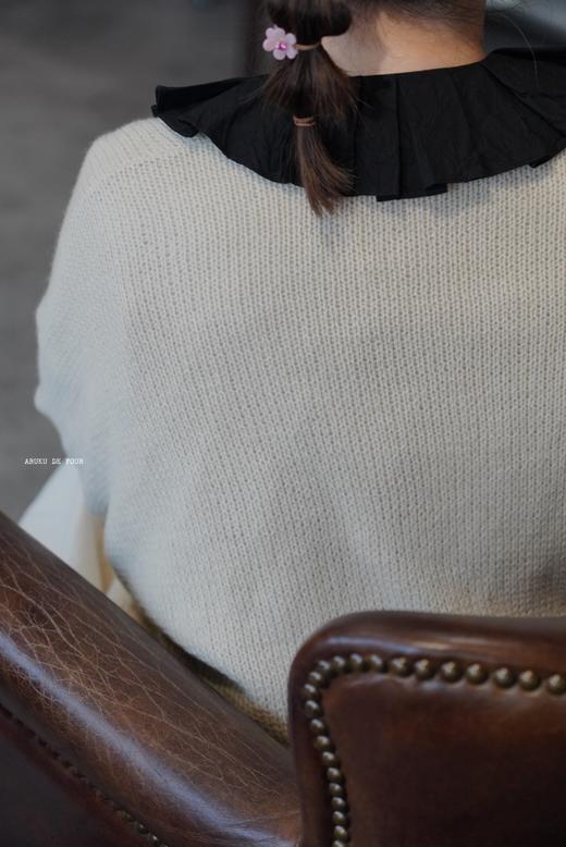 elsa esturgie 收腰绑带开襟毛衣(内衬有机棉) 商品图12