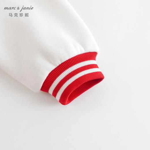 【加绒】马克珍妮冬装男女童小龙人宽松保暖棒球服运动外套232070 商品图4