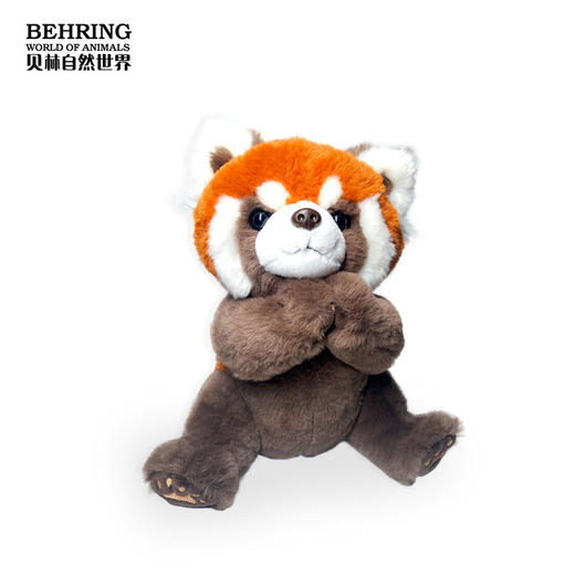 贝林自然世界毛绒公仔23cm坐姿小熊猫文创礼物 商品图3