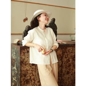 【抖音专属】衬衣（21710804凝脂）