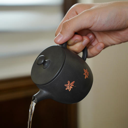 建水紫陶闲室壶 手工泡茶壶家用功夫茶具单壶 商品图2