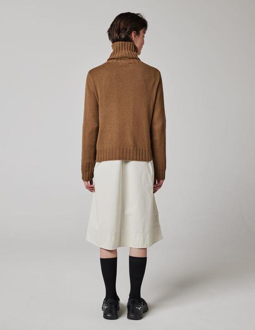 Margaret Howell 云杉绿/金褐色高领羊绒衫 商品图11