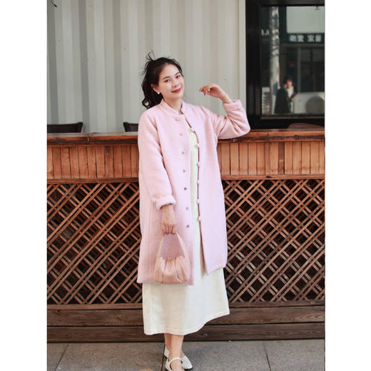 【抖音专属】大衣（23801510粉米） 商品图0