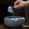 金音石茶洗 肌理纹建水简约家用复古水盂茶水缸茶桶功夫茶渣缸功夫茶盂 商品缩略图3