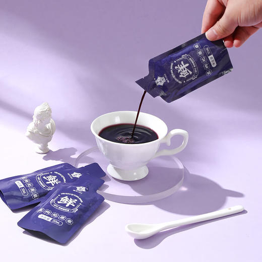 【官方直发】李良济黑枸杞原浆 30ml*10袋/盒【原果鲜榨富含花青素】 商品图6