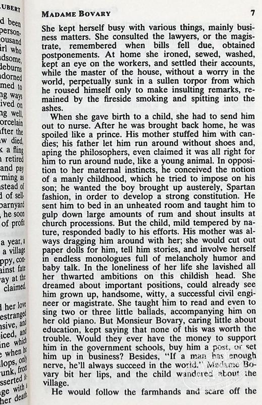 【中商原版】包法利夫人 英文原版 Madame Bovary /Gustave Flaubert/Signet Classics 福楼拜 经典文学 商品图7