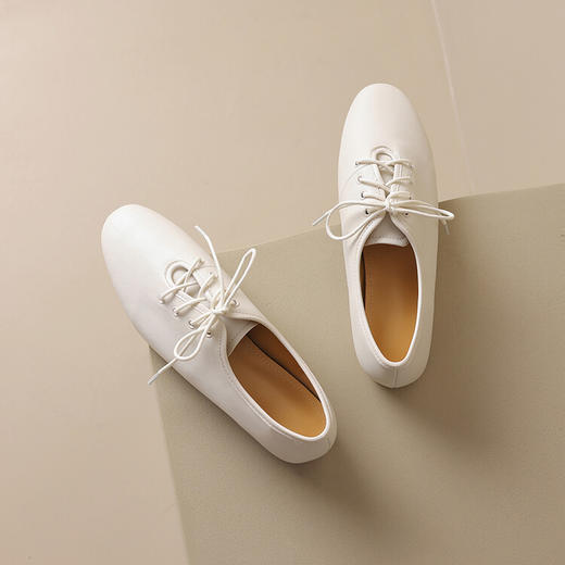 舒适百搭，平底牛津鞋柔软奶奶鞋小白鞋HB-Z303 商品图3