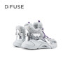 DFuse迪芙斯2022冬季新款牛皮厚底增高老爹鞋运动鞋女DF24118540 商品缩略图6