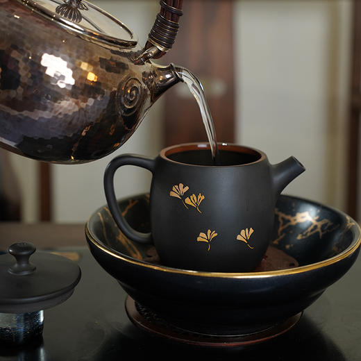 建水紫陶闲室壶 手工泡茶壶家用功夫茶具单壶 商品图1