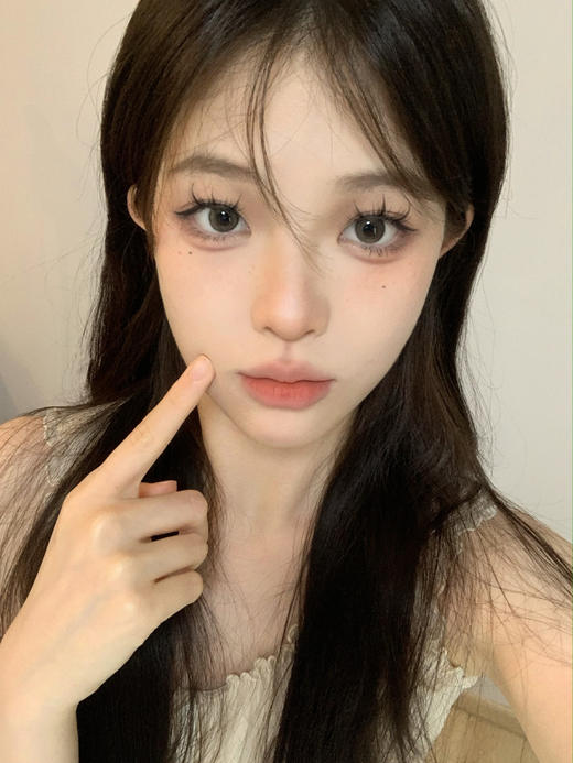 Lillilly旗下 ·LL-48碎金白桃&LL-49藻蓝蛋白 14.2mm白狮参考着色中小直径 ｜日抛10片装 商品图5