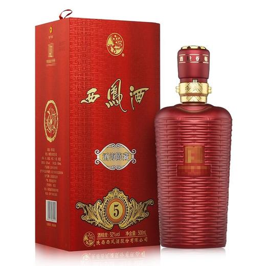 42度500ml西凤酒海陈藏5 绵柔凤香型高度纯粮 商品图1