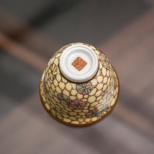 自慢堂 清风杯 皮球花 陶瓷茶杯高档个人专用功夫茶杯品茗杯 商品图1