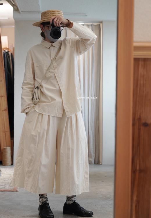 elsa esturgie 百慕大休闲裤带褶皱设计 商品图2