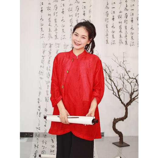 【线上专属】中式外套（22705174-丹雘） 商品图0