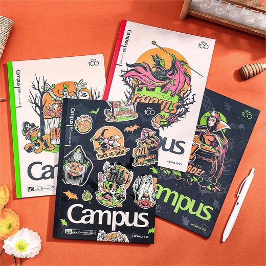 国誉迪士尼周年限定万圣节B5笔记本修正带笔袋 商品图0