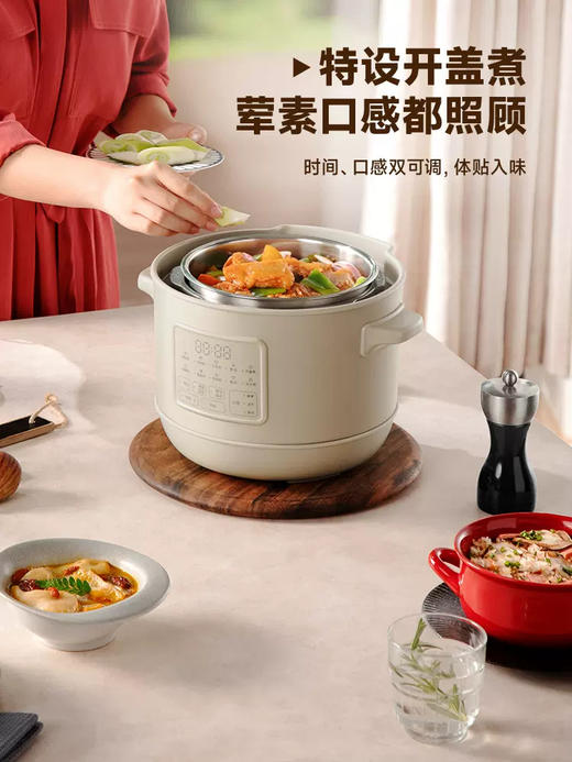 BRUNO小胖墩电压力锅家用3L高压锅全自动排气饭煲小型智能饭锅 商品图4