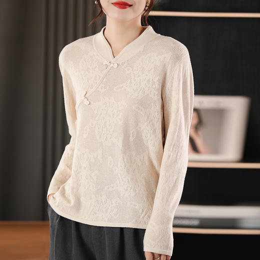 纤束马新中式针织衫 | 百搭端庄，优雅纯净 商品图10