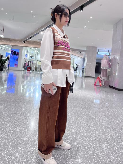 LZ3H02 棠梨褐色  针织马甲 商品图2