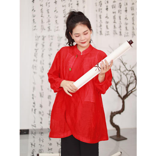 【线上专属】中式外套（22705174-丹雘） 商品图1