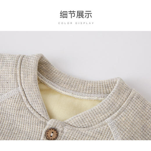 【锁温保暖，呵护更加细致！】婴儿春秋开衫毛衣儿童针织外套打底衫男女宝宝秋冬装洋气外穿衣服lm 商品图2