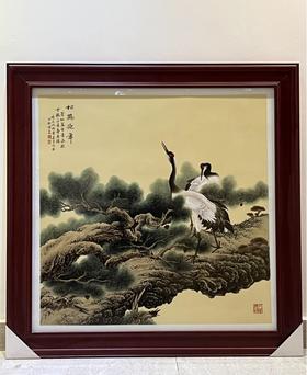 粉彩松鹤延年