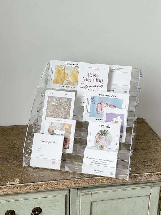 【琳琅】花衣裳花艺卡片收纳架6层 商品图5