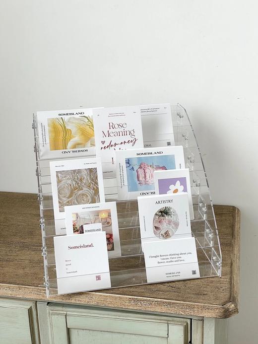 【琳琅】花衣裳花艺卡片收纳架6层 商品图0