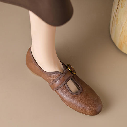 复古原宿风，平底奶奶鞋单鞋RGZ-3511 商品图2