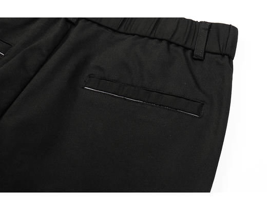2023新款男士休闲裤设计感小众隐形松紧腰西裤 商品图6