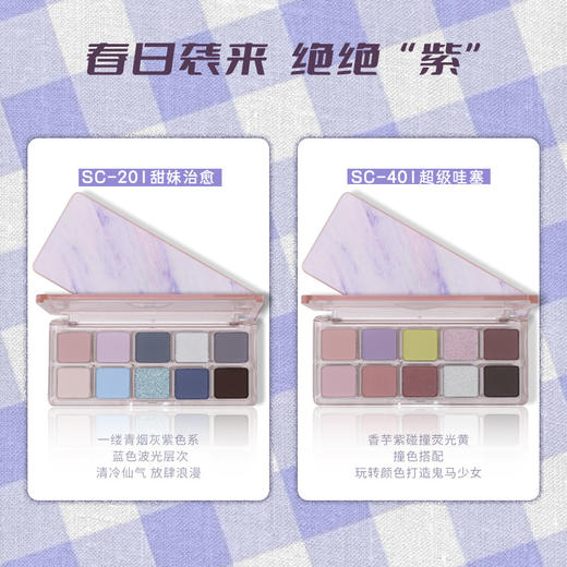 诗蒂娅【春日十色眼影盘】国货品牌眼影  爆品眼影盘  超高颜值 商品图3