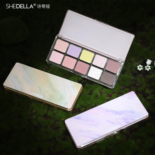 诗蒂娅【春日十色眼影盘】国货品牌眼影  爆品眼影盘  超高颜值 商品图1