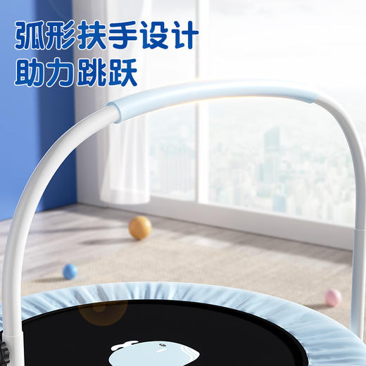 「三色可选！感统训练」蹦蹦床家用儿童室内跳跳床宝宝小孩蹭蹭床成人小型折叠弹跳床玩具 商品图2