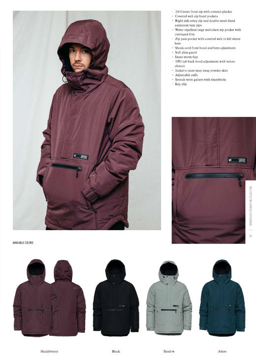 L1 23-24 【AFTERSHOCK JACKET】 MENS 2L JACKET  BLACK  M 商品图2