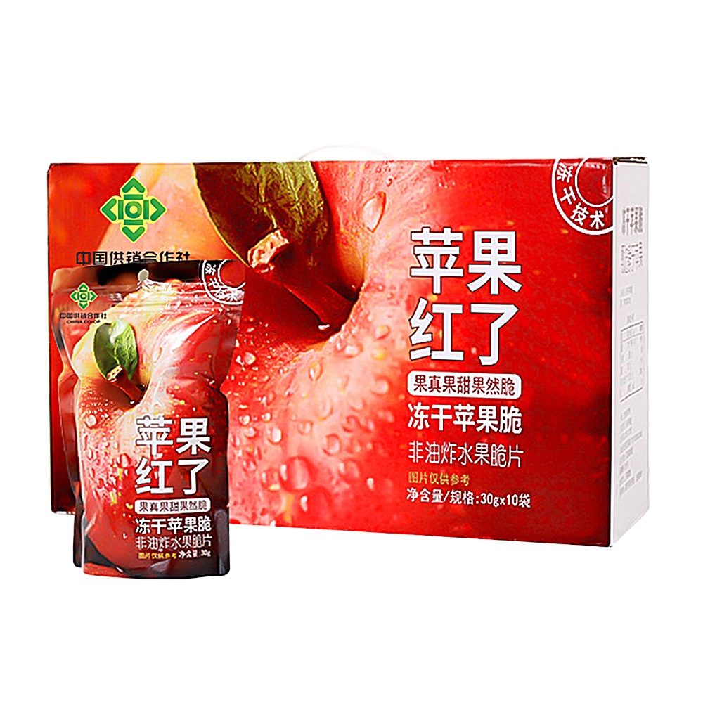 【静宁馆】静宁  冻干苹果脆   非油炸水果脆片  30g*10包