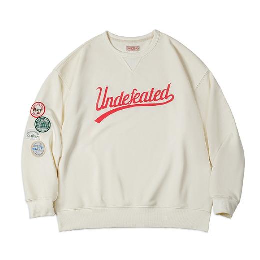 马登 美式休闲套头卫衣女撞色拼接插肩袖学院风长袖上衣外套秋女 商品图5