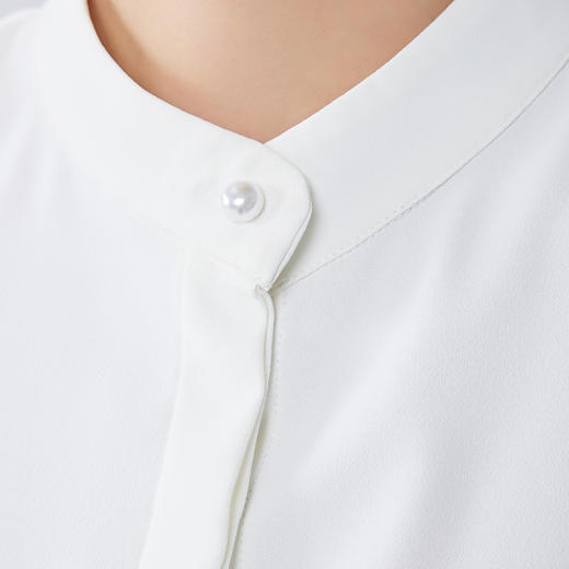 【优雅干练】罗蒙四季款女式长袖衬衫舒适轻盈清新百搭职业简约衬衫女 商品图4