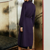 玳莎2023冬季新款羊绒双面呢大衣纯色轻奢收腰显瘦V领中长款外套  DD39307 商品缩略图3