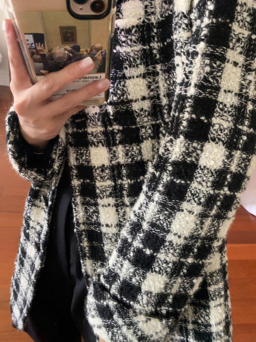 my black and white check jacket 商品图1