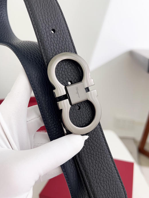 秋冬特惠💰320 菲拉格慕 男士腰带 带身宽度3.5cm 
皮料：意大利双色荔枝纹头层牛皮 商品图7