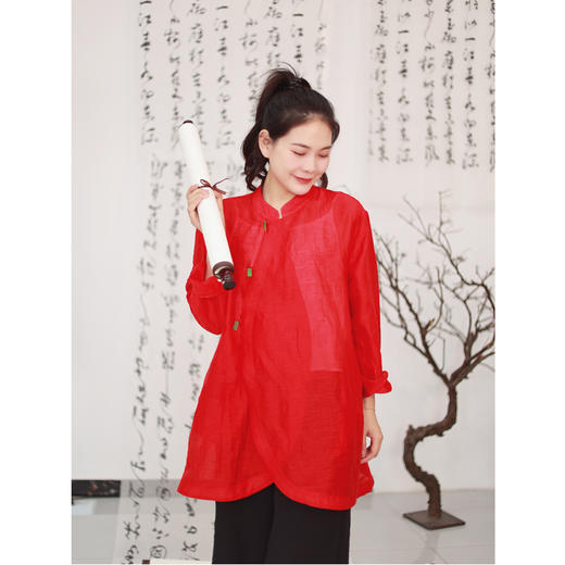 【线上专属】中式外套（22705174-丹雘） 商品图2