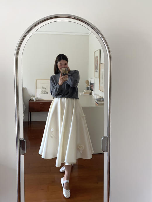 my rose silk wook skirt 商品图5