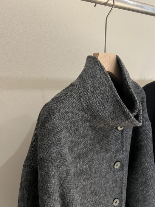 高定立领羊毛大衣 商品图10