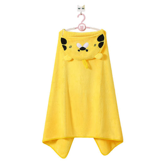 【随心所“浴”，畅销爆款】婴幼儿洗澡披风 吸水珊瑚绒，宝宝爱不释手；舒适亲肤，温柔呵护，可爱卡通造型，让洗澡变成快乐游戏，宝宝必备披肩浴巾毛巾！ 商品图7